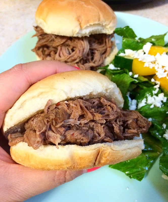 Balsamic Roast Beef French Dip Sandwich - Chi's Plates